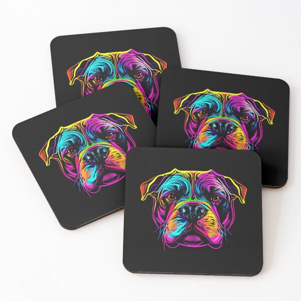 Item preview, American Bulldog Colorful Paint Splash designed and sold by rafaeltto.
