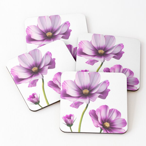 Artikelvorschau, Lila Kosmosblumen entworfen und verkauft von Vanover Designs.
