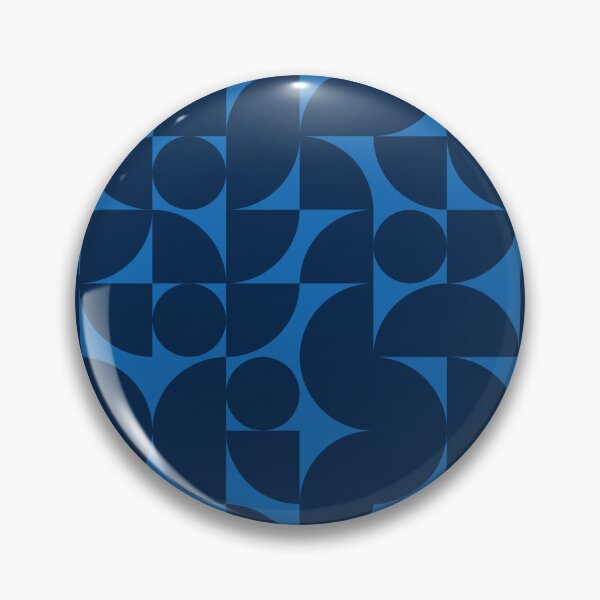 Item preview, Men Bluish Geometric Pattern - Shapes #5 designed and sold by Trendy-Now.