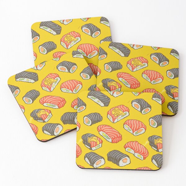 Item preview, Ukiyo-E Sushi Rolls designed and sold by Fragpop.