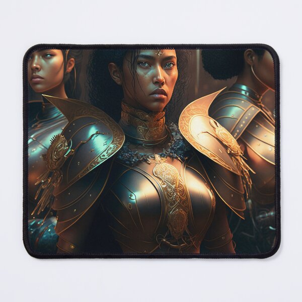 Item preview, Warrior Women Wearing Armor, Ethnic, Asian designed and sold by BySpinny.