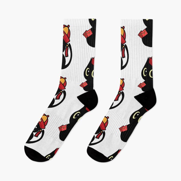 Item preview, Lunar New Year Black Cat with Red Packets and Hat designed and sold by Pet Station.