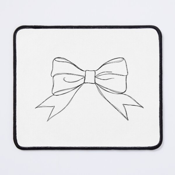 Item preview, Beautiful festive bow with ribbons - line art illustration designed and sold by Sunshine2504.