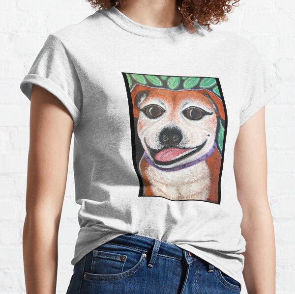 Item preview, Staffy Girl in the garden designed and sold by StaffyDognCo.