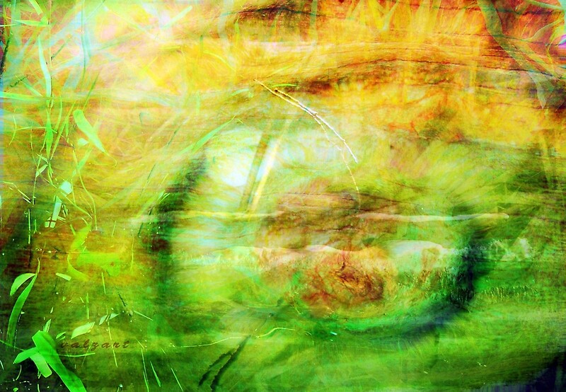 "Winnie the Pooh sticks " by Valerie Anne Kelly Redbubble