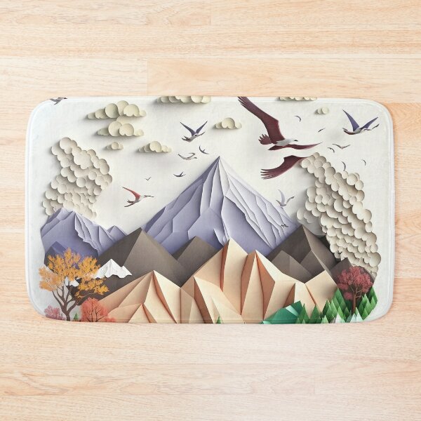 Item preview, origami mountains designed and sold by Kadhaf.