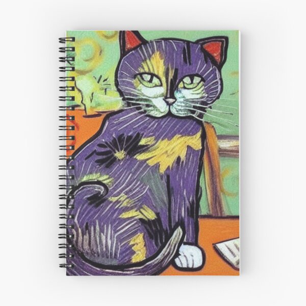 Item preview, Cat vangogh style designed and sold by Ashley Lustful.