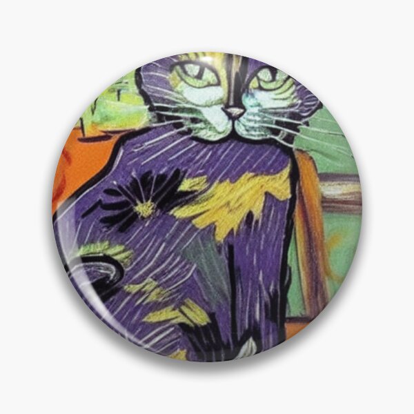 Item preview, Cat vangogh style designed and sold by Ashley Lustful.