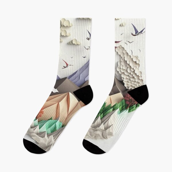Item preview, origami mountains designed and sold by Kadhaf.