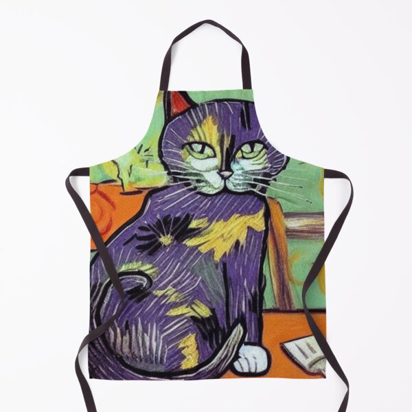 Item preview, Cat vangogh style designed and sold by Ashley Lustful.