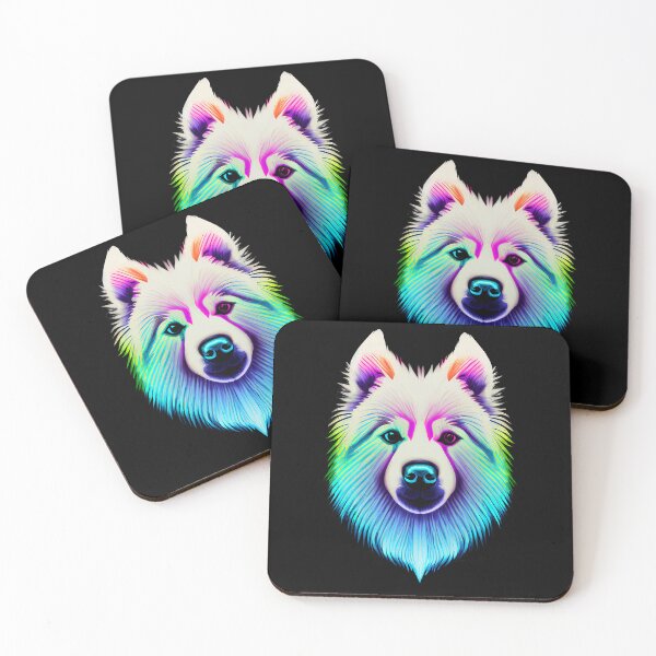 Item preview, American Eskimo Dog Colorful Paint Splash designed and sold by rafaeltto.