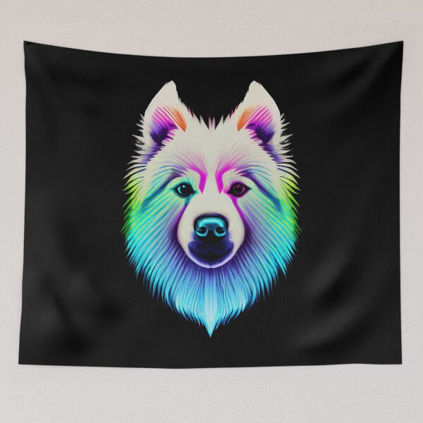 Item preview, American Eskimo Dog Colorful Paint Splash designed and sold by rafaeltto.