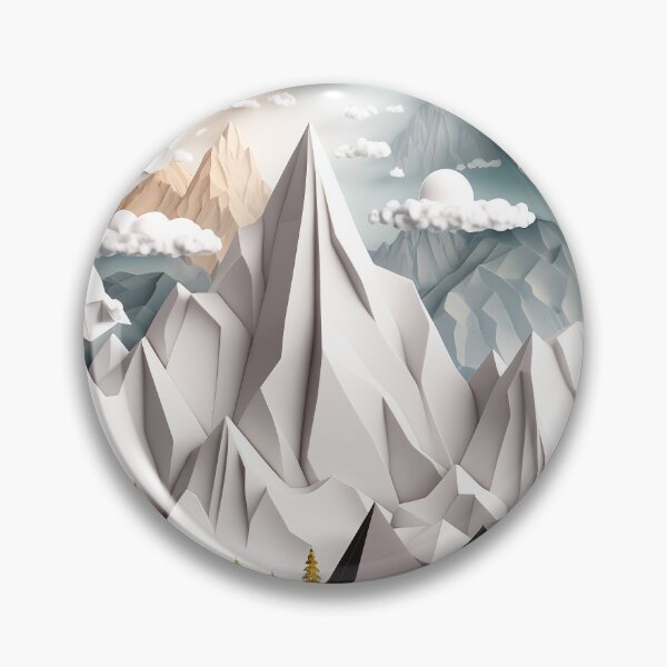 Item preview, origami mountains designed and sold by Kadhaf.