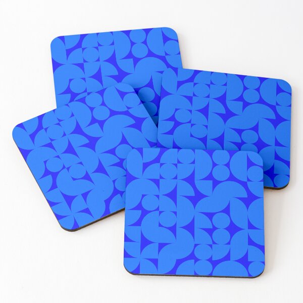 Item preview, Men Bluish Geometric Pattern - Shapes #8 designed and sold by Trendy-Now.