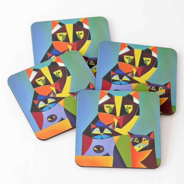 Item preview, Cat cubism designed and sold by Ashley Lustful.