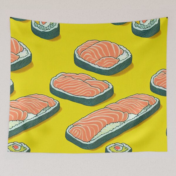 Item preview, Seamless Sushi designed and sold by Fragpop.