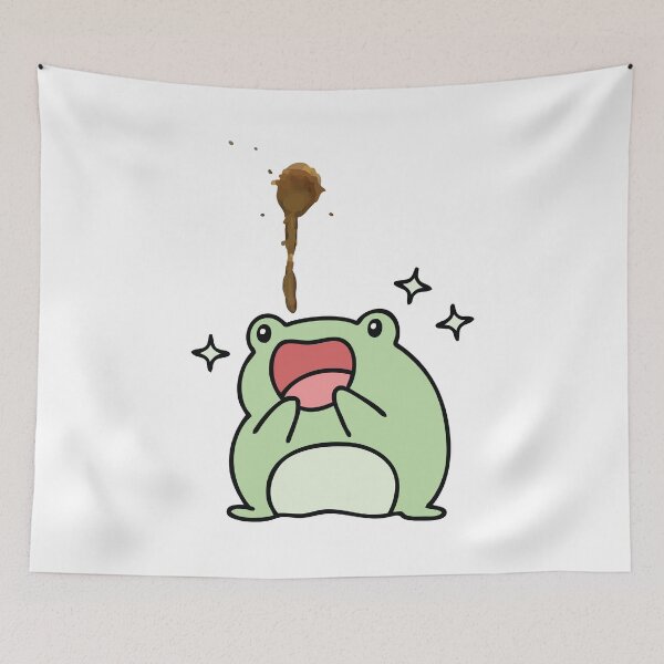 Item preview, Coffee Addict Frog designed and sold by chillaxcats.
