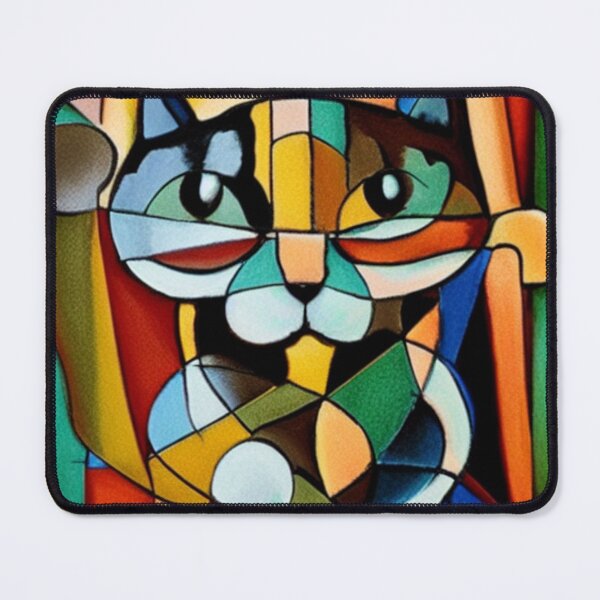 Item preview, Cat cubism colors designed and sold by Ashley Lustful.