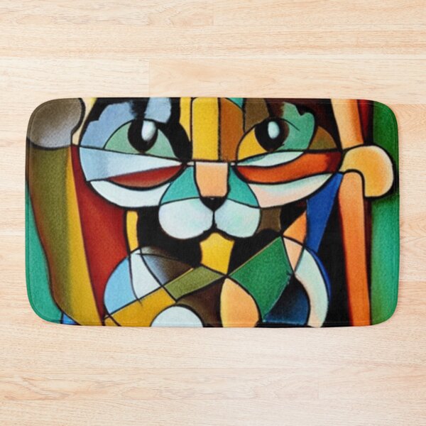 Item preview, Cat cubism colors designed and sold by Ashley Lustful.