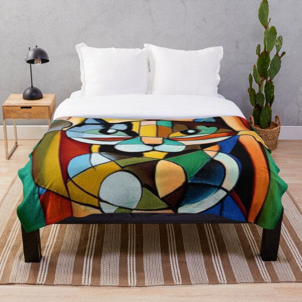 Item preview, Cat cubism colors designed and sold by Ashley Lustful.