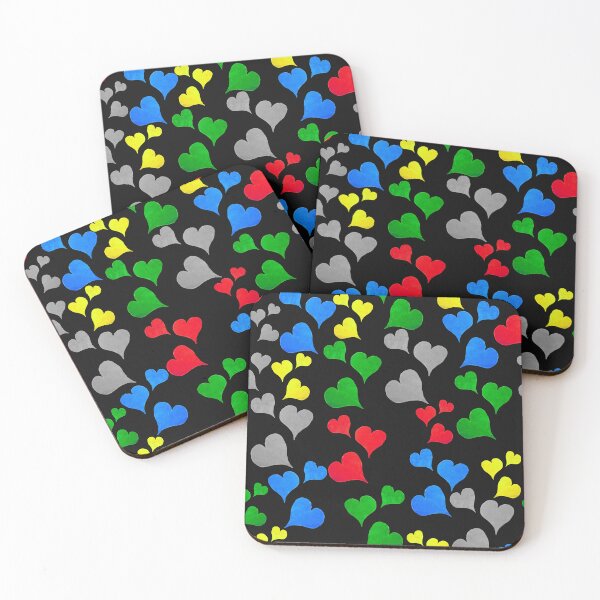 Item preview, Copy of Colorful Hearts, Happy Pattern, Valentine's Day designed and sold by Shon Dailey.