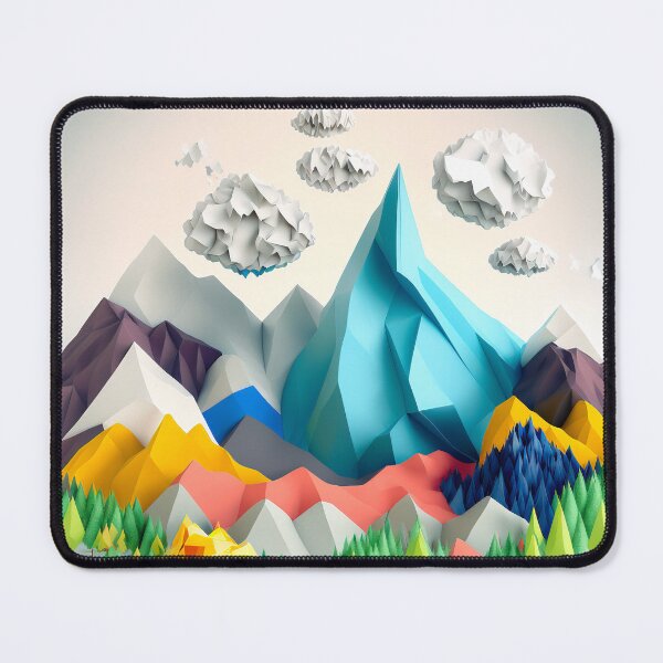 Item preview, origami mountains designed and sold by Kadhaf.