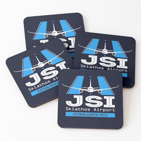 Item preview, JSI Skiathos Alexandros Papadiamantis Airport - Plane Design designed and sold by FouDeeziner.