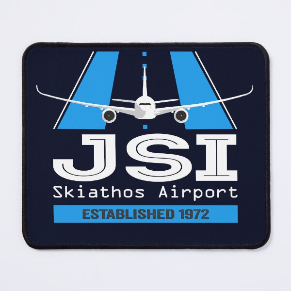 Item preview, JSI Skiathos Alexandros Papadiamantis Airport - Plane Design designed and sold by FouDeeziner.