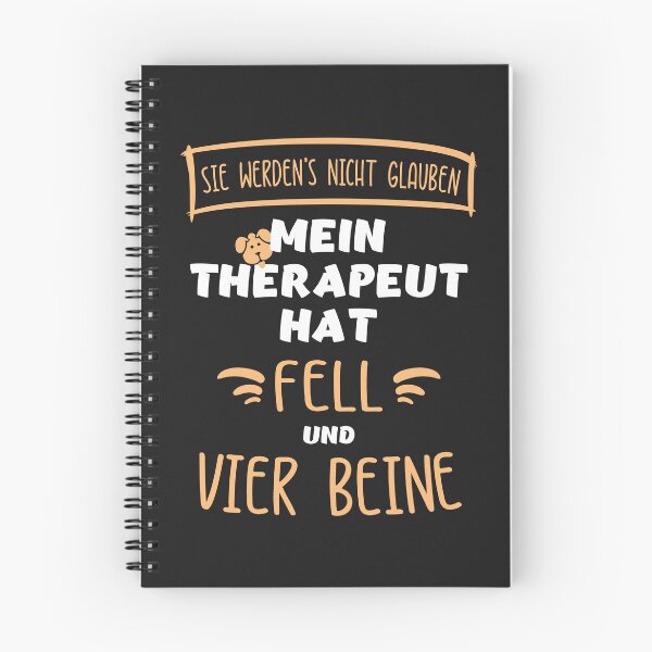 Item preview, Mein Therapeut hat Fell und vier Beine. Hunde. Lustige Sprüche für Hundebesitzer. designed and sold by silentcolors.