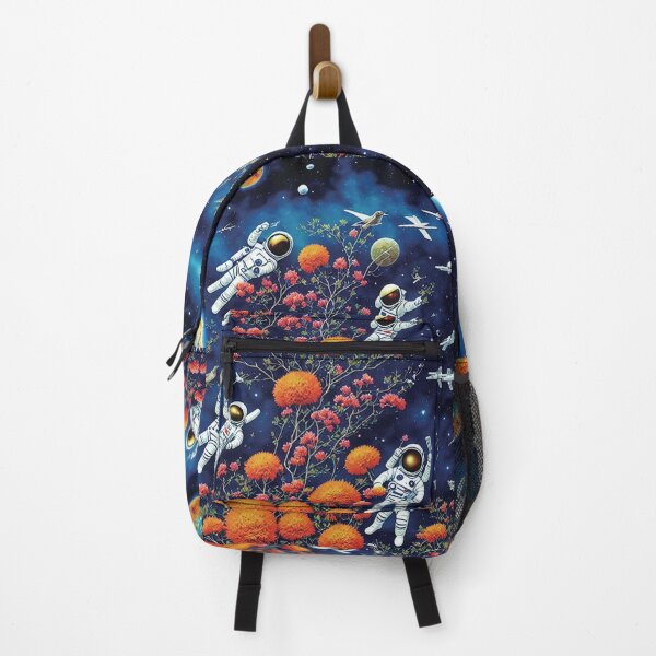 Item preview, astronauts cosmonauts in space with flowers, cosmos, weird, fantasy art, space traveler designed and sold by SBlagojevic.