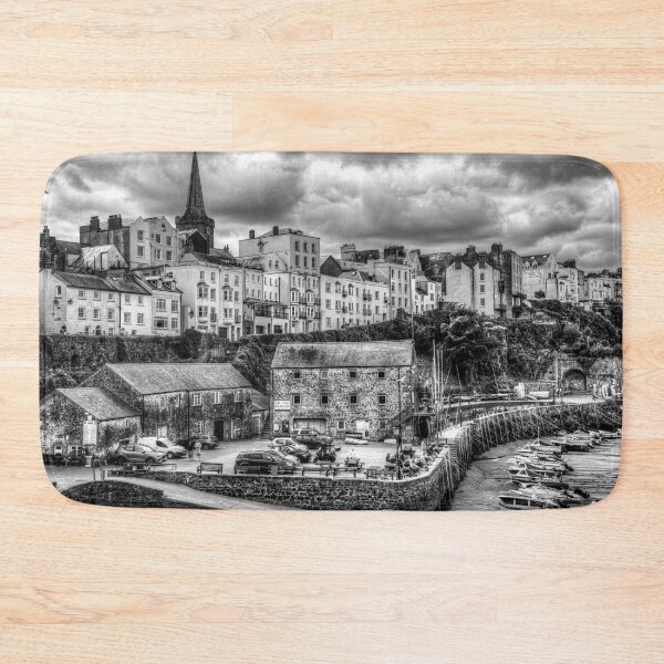 Item preview, Tenby Harbour Quay, Black And White designed and sold by Paul Thompson Photography.