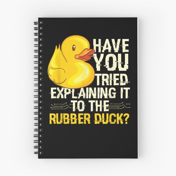 Artikelvorschau, Lustiger Programmierer - Rubber Duck Debugging, lustiger Programmierer-Geschenk-Entwurf entworfen und verkauft von ThePatternArt ⭐⭐⭐⭐⭐.