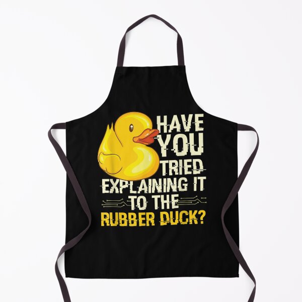 Artikelvorschau, Lustiger Programmierer - Rubber Duck Debugging, lustiger Programmierer-Geschenk-Entwurf entworfen und verkauft von ThePatternArt  ⭐⭐⭐⭐⭐.