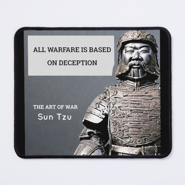 Item preview, ALL WARFARE IS BASED ON DECEPTION. The art of war designed and sold by enigma3a.