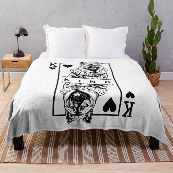 Item preview, Norwegian Elkhound King Of Hearts Funny Dog Lover Pop Art designed and sold by GrandeDuc.