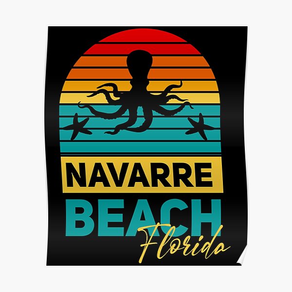 Navarre Beach Fl. Florida Summertime Beach Lovers Souvenir T-Shirt