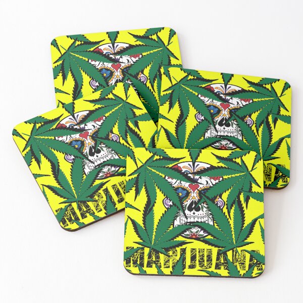 Item preview, MARIJUANA AND  SKULL ART   | WEED LOVERS| SKULL ART LOVERS| GIFT FOR SKULL ART LOVERS|SKUL AND MARIJUANA designed and sold by al21ex.