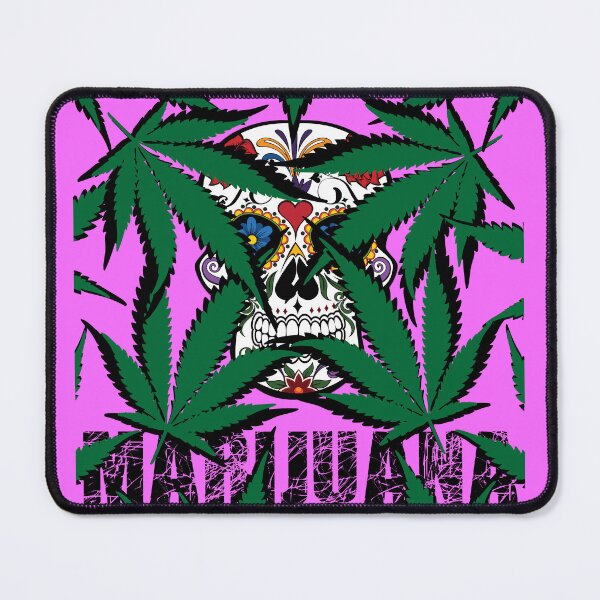 Item preview, MARIJUANA AND  SKULL ART   | WEED LOVERS| SKULL ART LOVERS| GIFT FOR SKULL ART LOVERS|SKUL AND MARIJUANA designed and sold by al21ex.