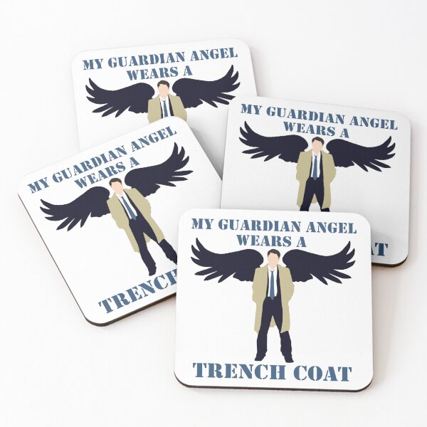 Item preview, My Guardian Angel Wears a Trenchcoat designed and sold by Kelsey Peyton.