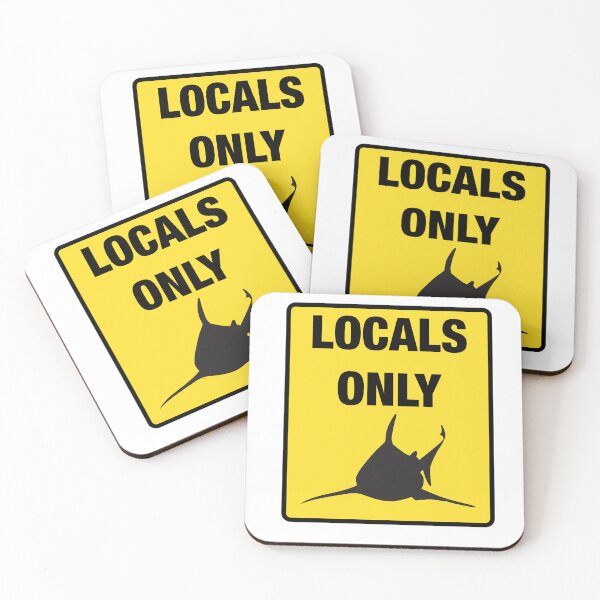 Item preview, Locals Only Shark design designed and sold by Color4Nature.