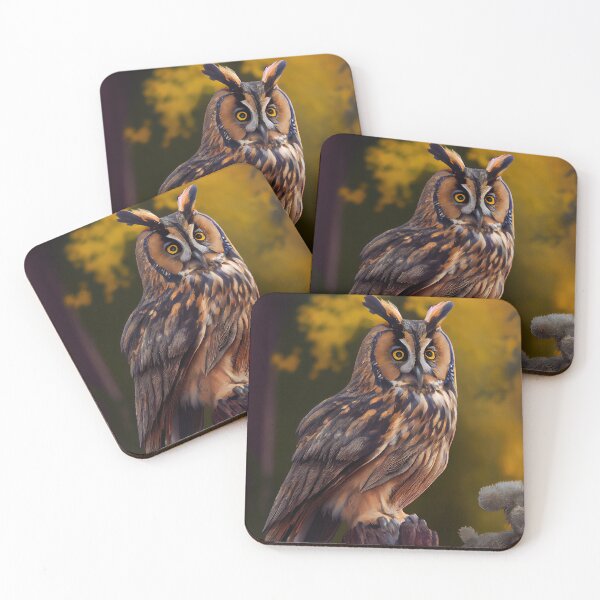 Item preview, Long-eared owl - Oil Paint designed and sold by ABArtByAlexST.