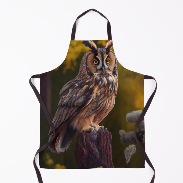 Item preview, Long-eared owl - Oil Paint designed and sold by ABArtByAlexST.