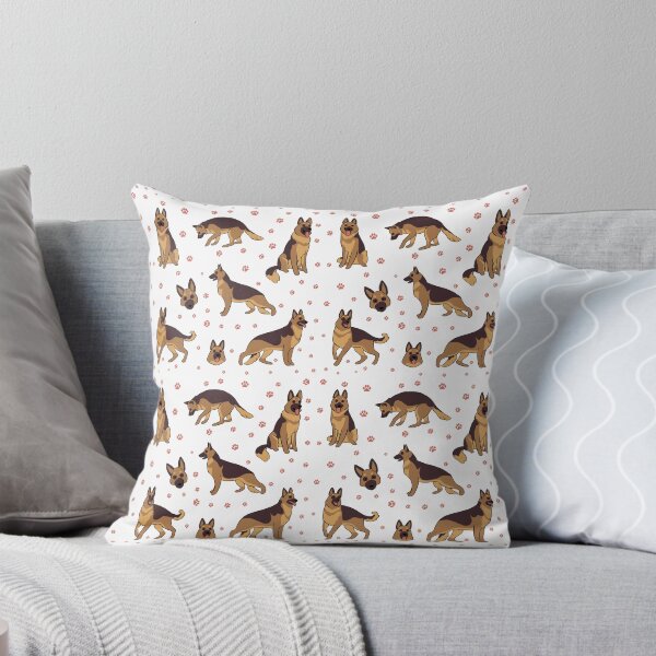 Item preview, German Shepherd illustration  - cute cartoon German Shepherd pack  designed and sold by Yarafantasyart.
