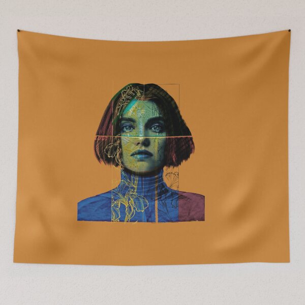 Item preview, digital collage woman portrait designed and sold by Lazut.