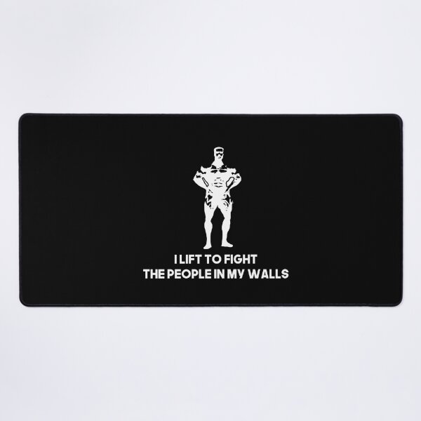 Item preview, I lift to fight the people in my walls funny gym jim bodybuilding meme sigma designed and sold by Princeps-.