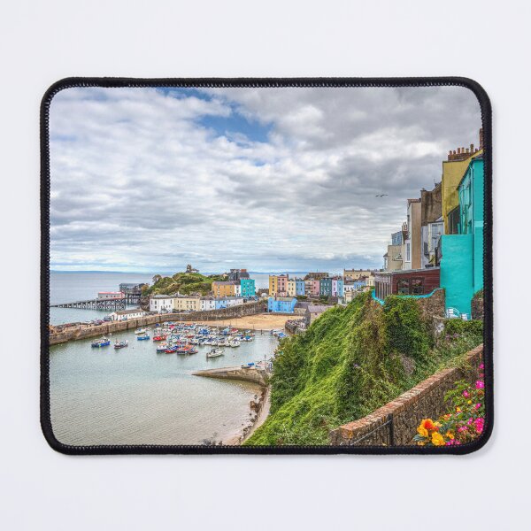 Item preview, Tenby Harbour Beach And Town Houses designed and sold by Paul Thompson Photography.