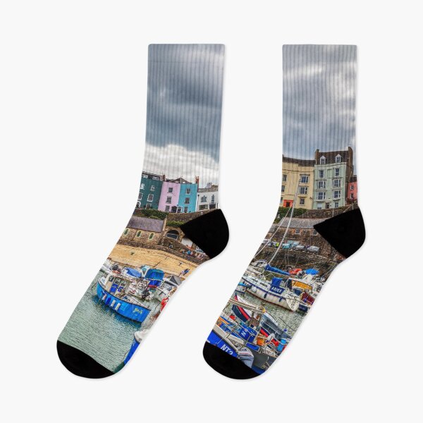 Item preview, Tenby Harbour And Town Houses designed and sold by Paul Thompson Photography.