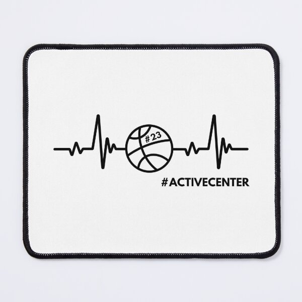Item preview, Active Center Basketball Heartbeat designed and sold by Pixelish.