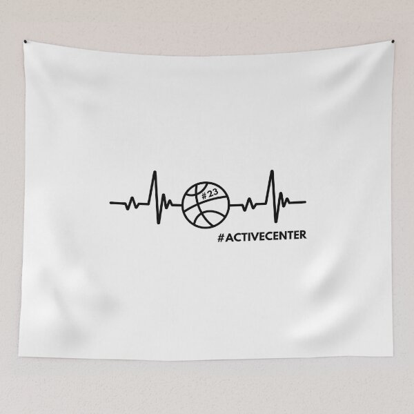 Item preview, Active Center Basketball Heartbeat designed and sold by Pixelish.