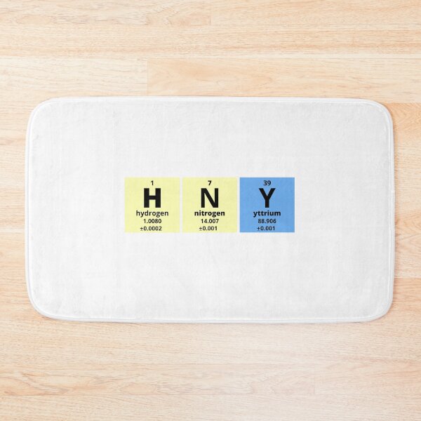 Item preview, Happy New Year in periodic table of elements designed and sold by TheBoycottStore.